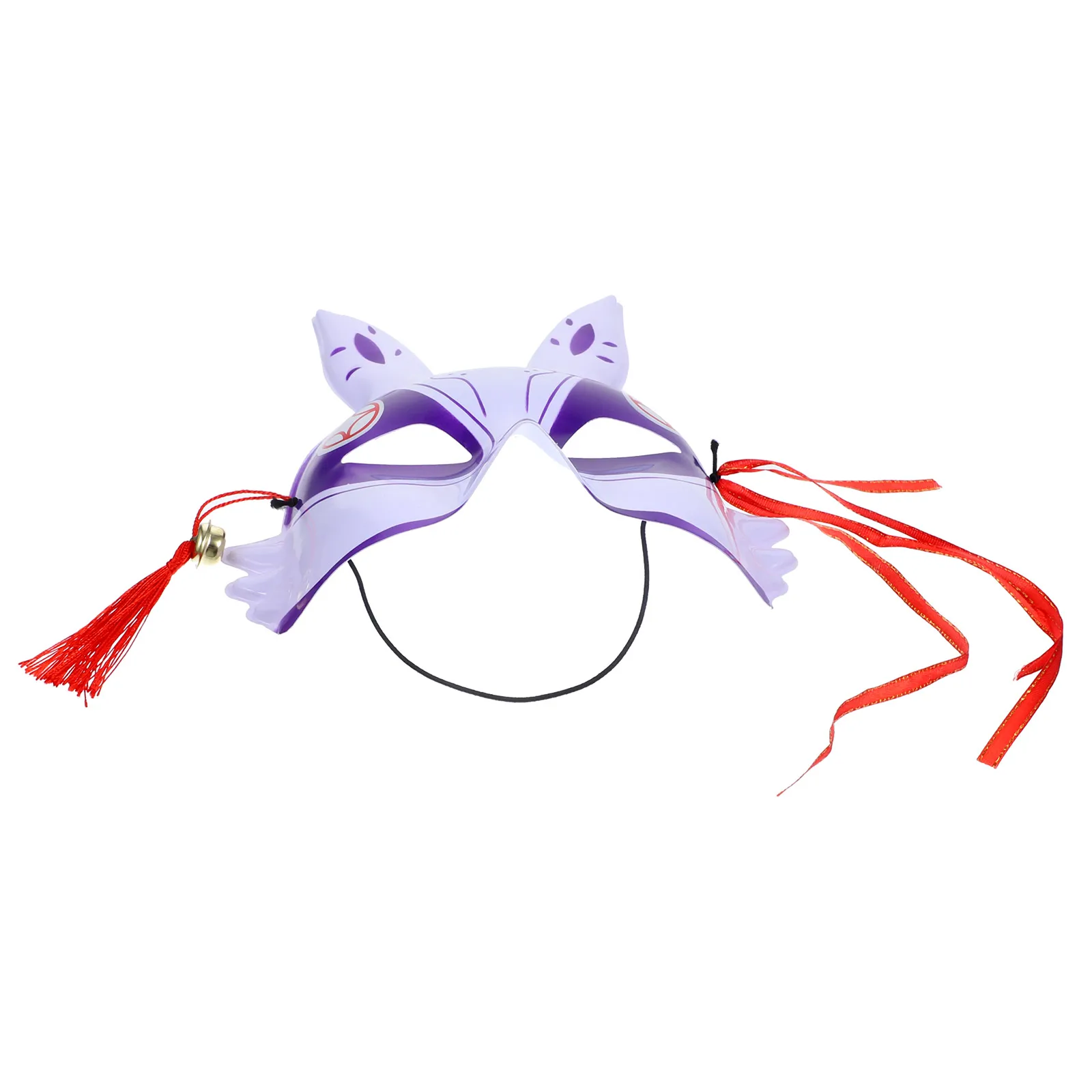 

Stylish Reusable Bunny Purple Plastic Half Face for Women Masquerade Party Carnival Halloween Costume Accessories Multi-Function