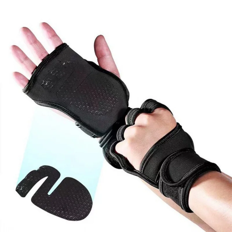 Fitness Half-finger Gloves Sports Exercise Men Women Protective Anti-slip Wrist Guard Barbell Cycling Equipment Training Gloves