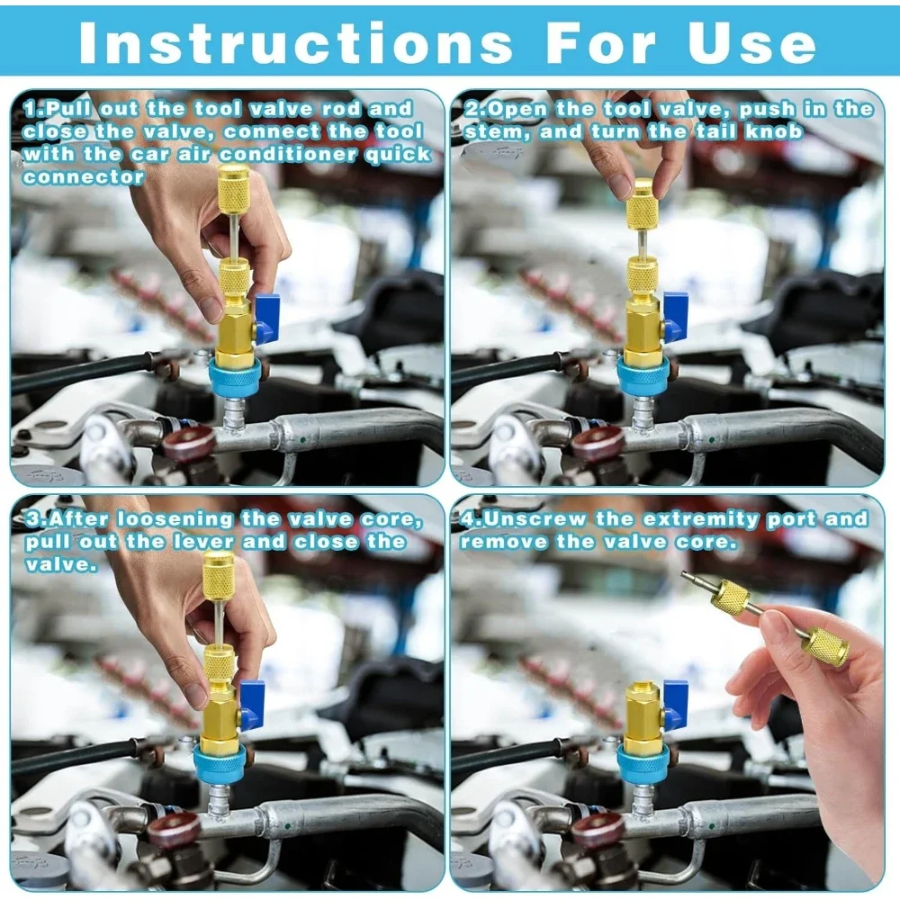 Рисунок 6 - R134A Набор инструментов для снятия сердечника клапана