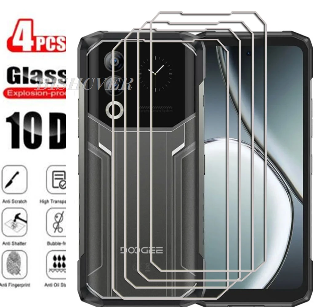 

4PCS 9H HD Tempered Glass For Doogee Blade 20 Ultra 20Ultra 10Max Blade 10 Max Screen Protector Protective Film
