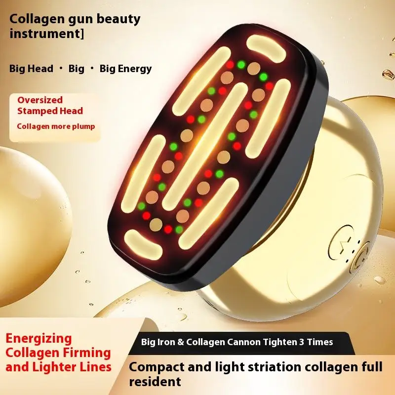 Masajeador Facial portátil 3 en 1, vibración para esculpir la cara, terapia de luz roja, herramienta de tratamiento masajeador de elevación de cuello y cara eléctrica
