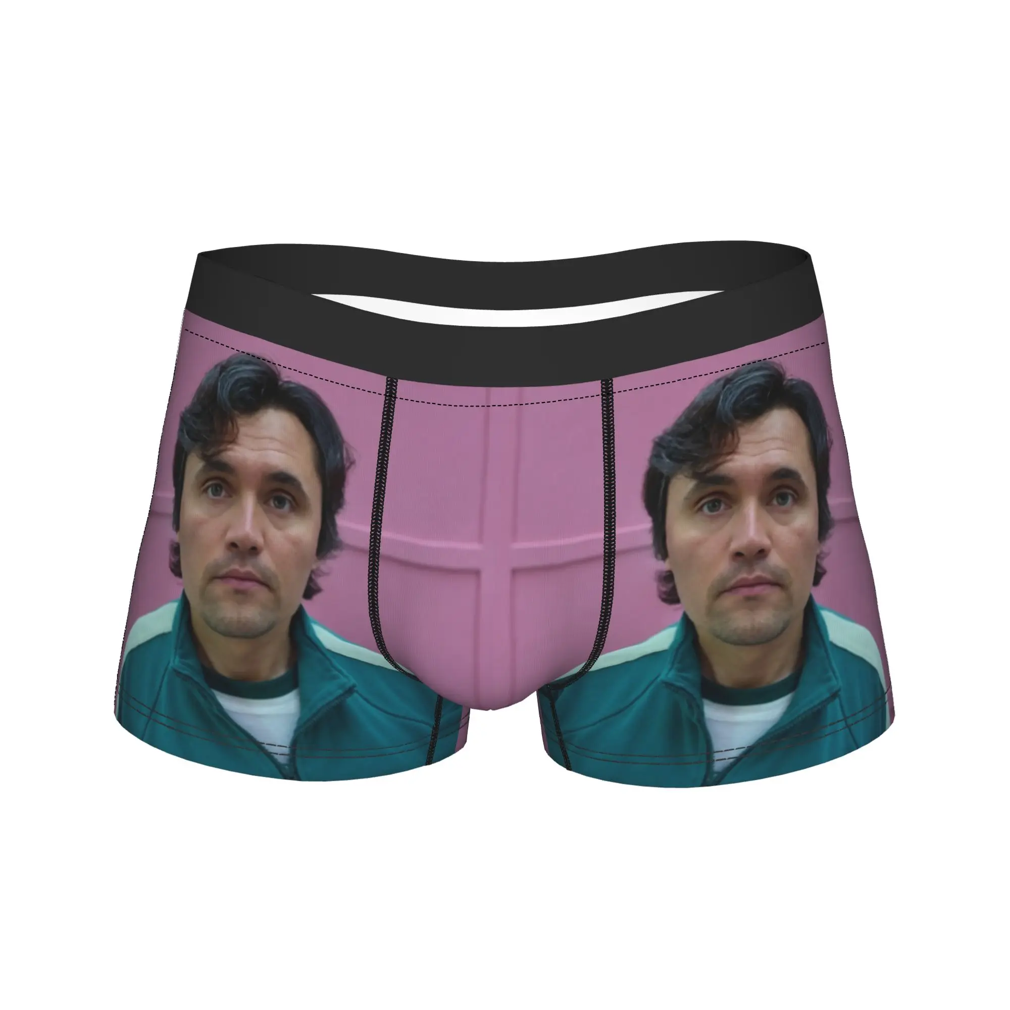 Charlie Kirk Retro Tracksuit Portrait Meme Underwear Men's Shorts Briefs Novelty Boxershorts Quality Printed Large Size Panties