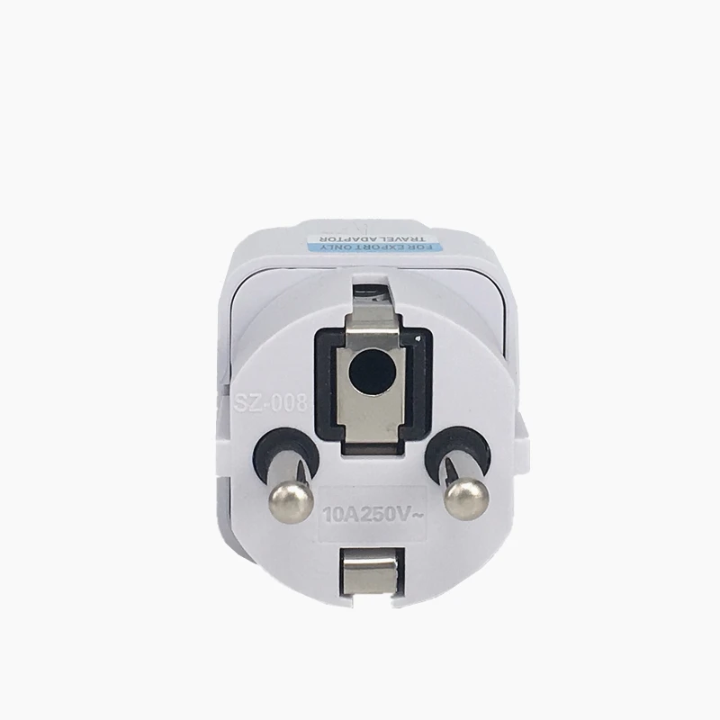 1pcs Universal European EU Plug Adapter International AU UK US To EU Euro Travel Adapter Electrical Plug Converter Power Socket