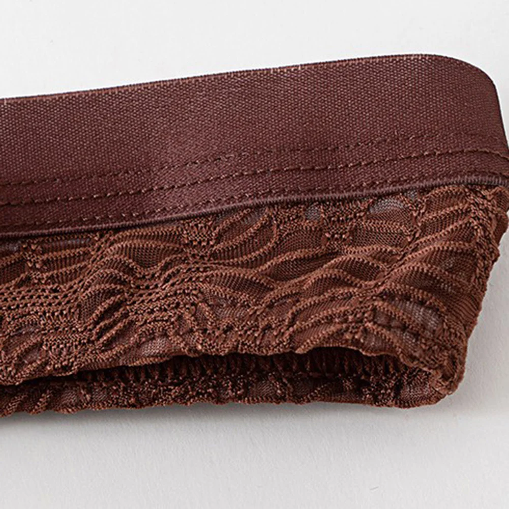 

Solid Color Men Jacquard Mesh Breathable G-string Thong Low Rise Pouch Youth Briefs XXL Underwear Jockstrap