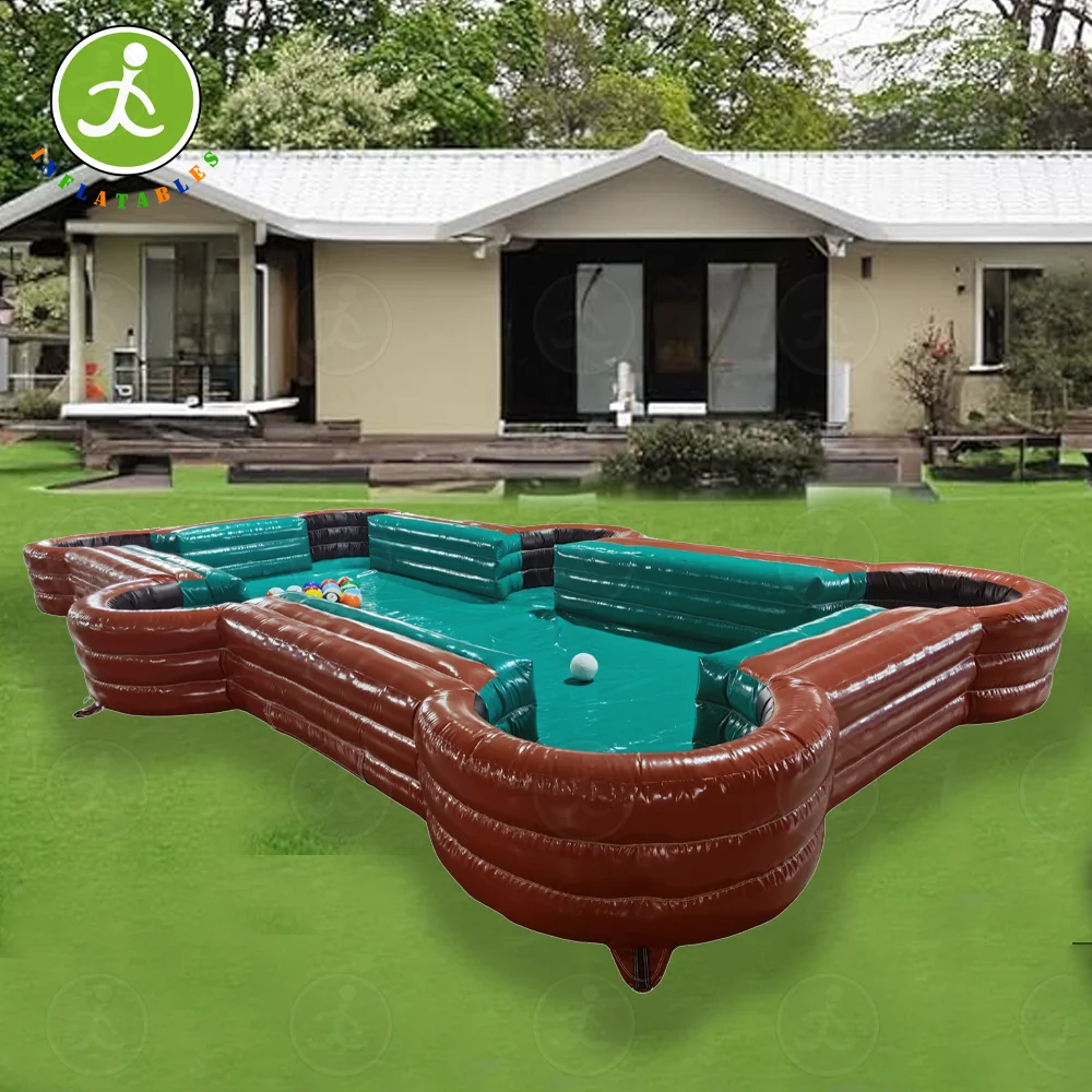 

26ft Large Inflatable Snooker Pool Table Soccer Field Snooker Table Soccer Table Sports Games Activities Inflatable Games For Sa