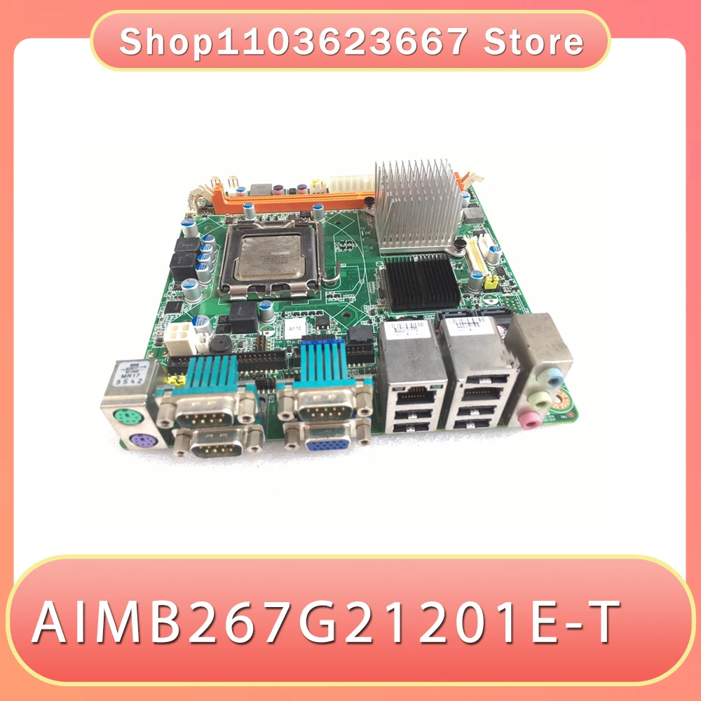 

Двухпортовая сетевая карта, промышленная материнская плата, миниатюрная плата, стабильная производительность AIMB-267 REV.A1 AIMB267G21201E-T