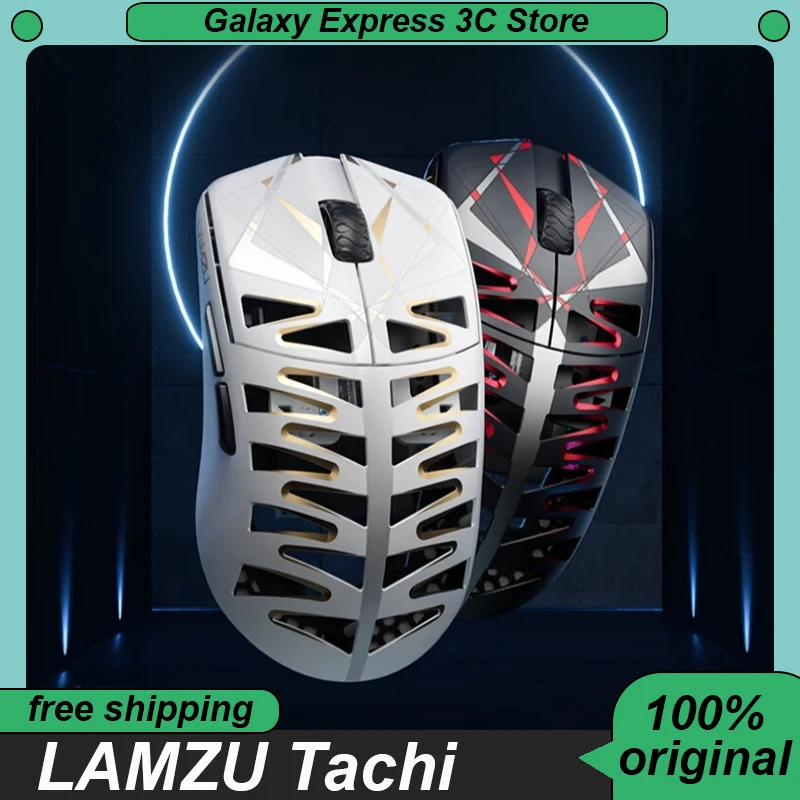 LAMZU Tachi Gaming Mouse Liga de magnésio 49g Leve 8KHz Mouse sem fio Suporte Hot Plug Office Laptop Gamer Ratos personalizados