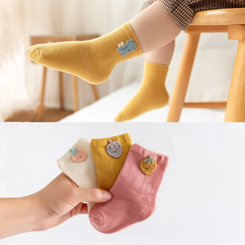 

Lawadka, 3 пары/лот, детские носки для девочек и мальчиков, хлопковые детские носки для маленьких мальчиков и девочек, повседневные мягкие осенние носки для новорожденных