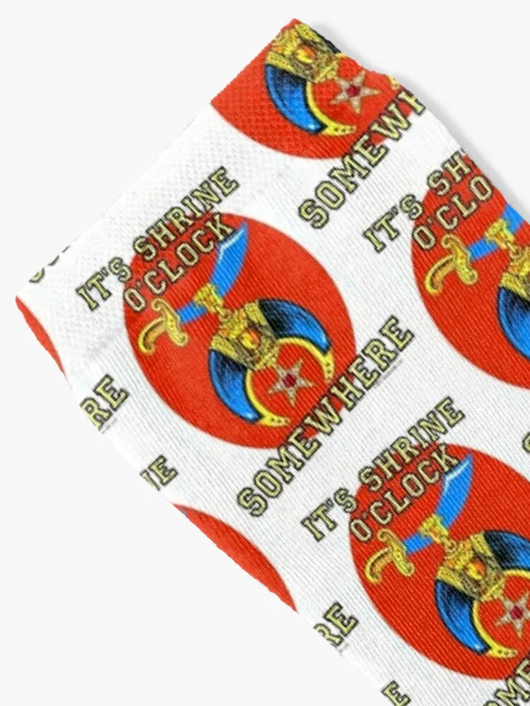 It's Shrine O'Clock Somewhere Socks cotton sport crazy Socks Male Women's