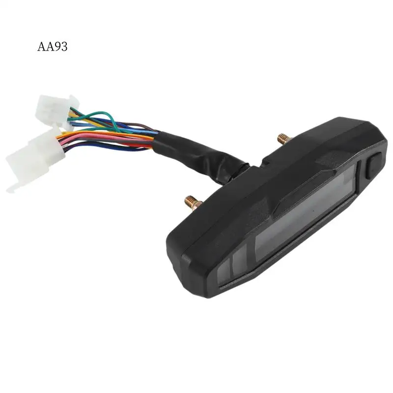 

AA-Universal Motorcycle Speedometer Tachometer Oil Gauge HD Screen Digital Meters Instrument Cluster Turn Signal Light(D) Durabl