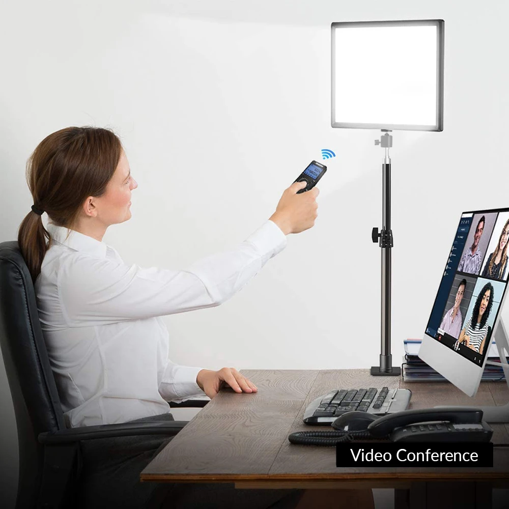 Photo Studio LED 2700k-5600k Video Fill Lamp Light Panel Photography Lighting With Tripod For Live Stream Tiktok Video Shooting