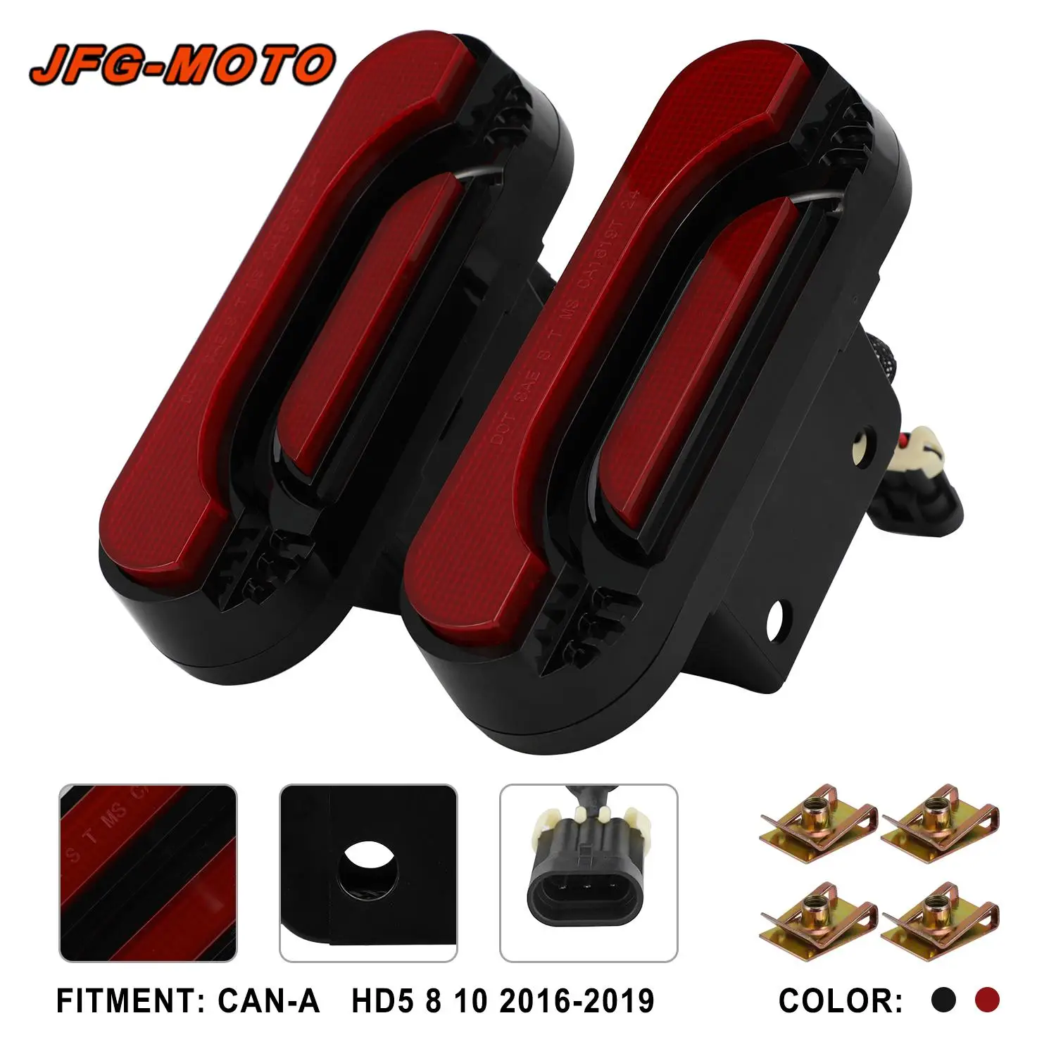 Motorcycle Accessories Tail Lamp PP Rear Signal Stop Light Lamp Integrated For Spyder CAN-A HD5 8 10 2016-2019 Dirt Pit Bike