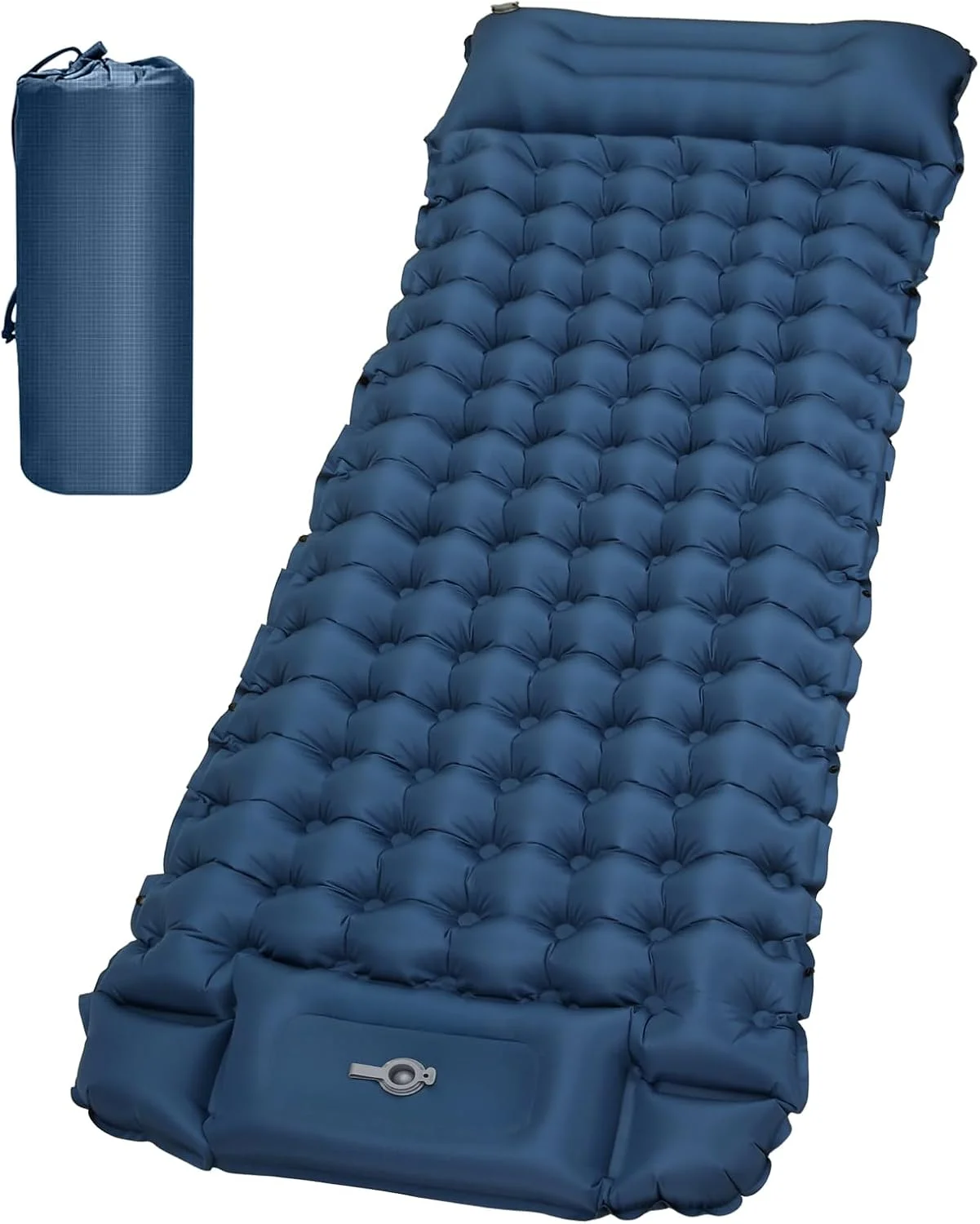 

Ultralight Self-inflating Air Mattress 4in Thick Sleeping Pad Splicing Inflatable Bed Beach Picnic Mat Camping Tent