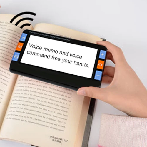 

7" Colorful Handheld Magnifier for Macular Degeneration