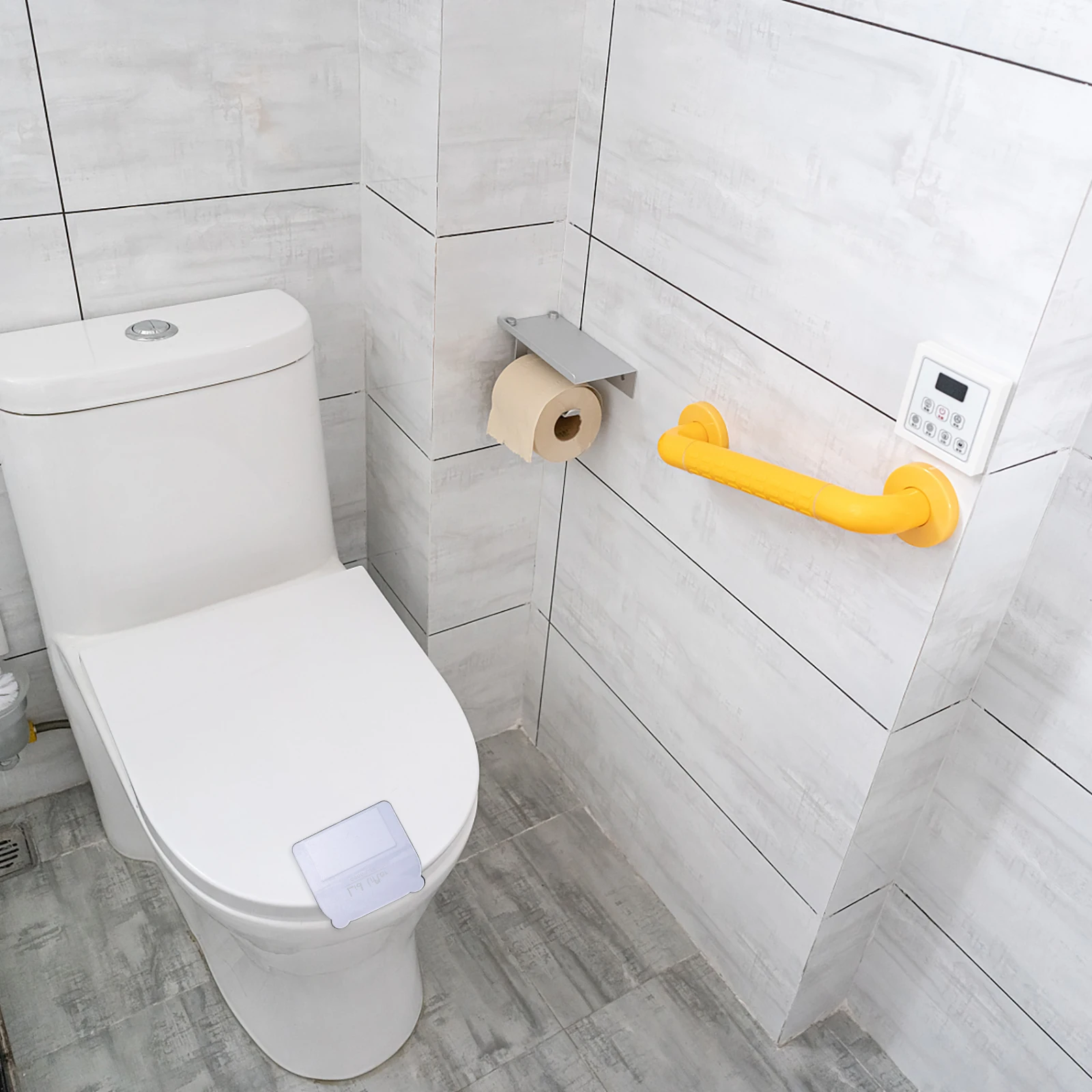 

3Pcs Toilet Seat Lifter Sticky Adhesive Handle Bathroom Toilet Lid Raise Lifter Cute Design Labor Saving Hygiene