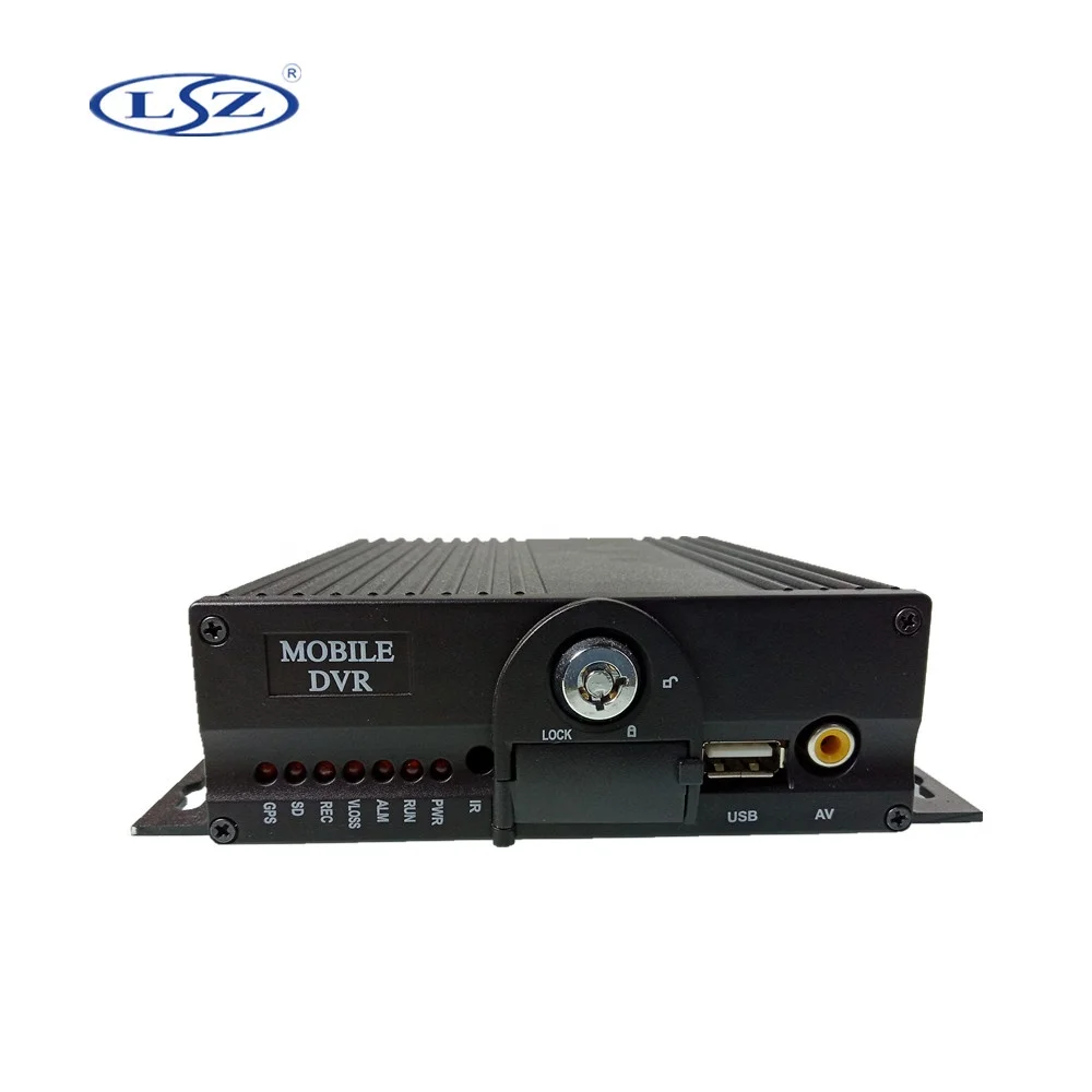 4 Channel 1080P Mobile Digital Video Recorder With SD Card Support 4G GPS Wifi Real-Time Monitoring For Truck Bus