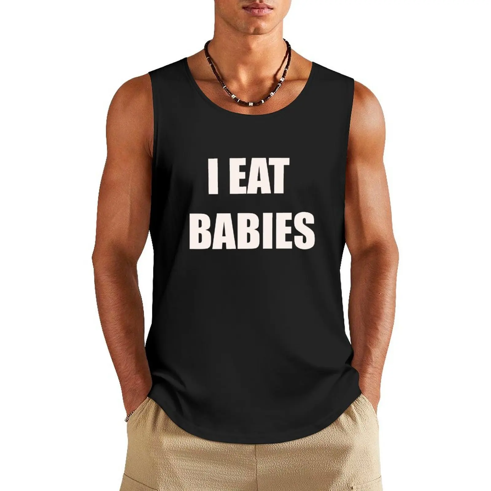 

I Eat Babies Tank Top Gym t-shirt man Vests sleeveless shirt man