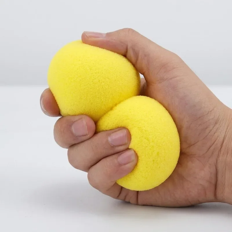 1-12Pcs Soft Badminton Trainer Ball for Wall Rebound Practice Solid Foam Training Ball Low Noise Indoor Swing Exercise Tool
