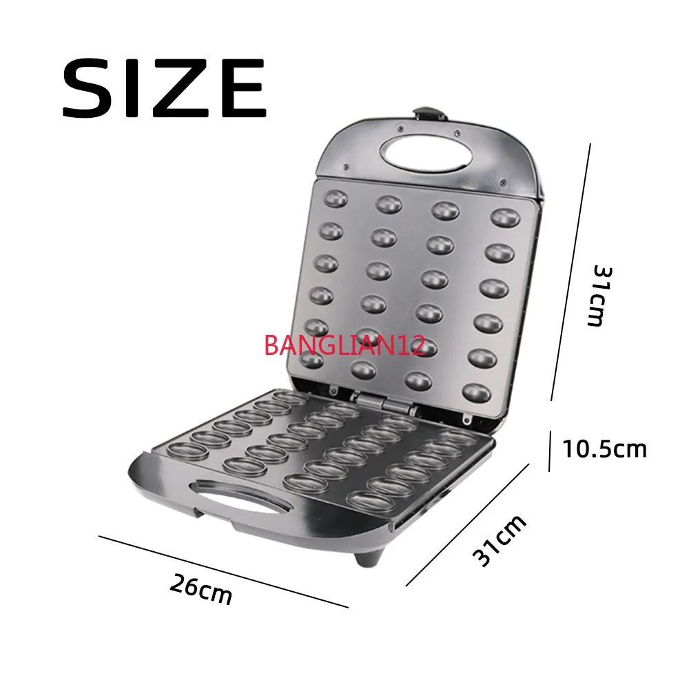 

Cookie mold Small nut, peanut, hazelnut, pine nut snack baking machine