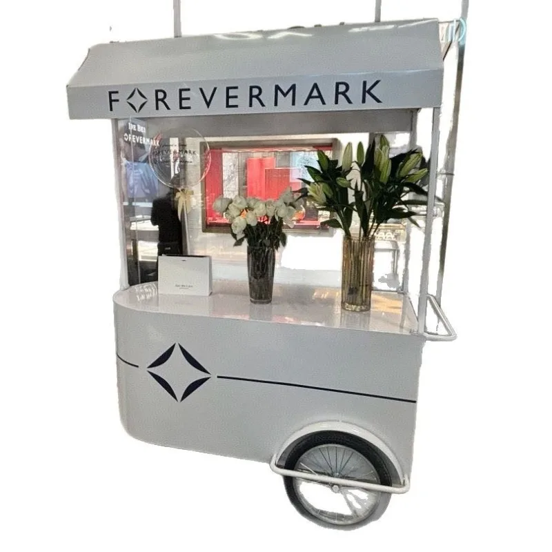 

Shopping mall outdoor stall trolley multi-functional activities