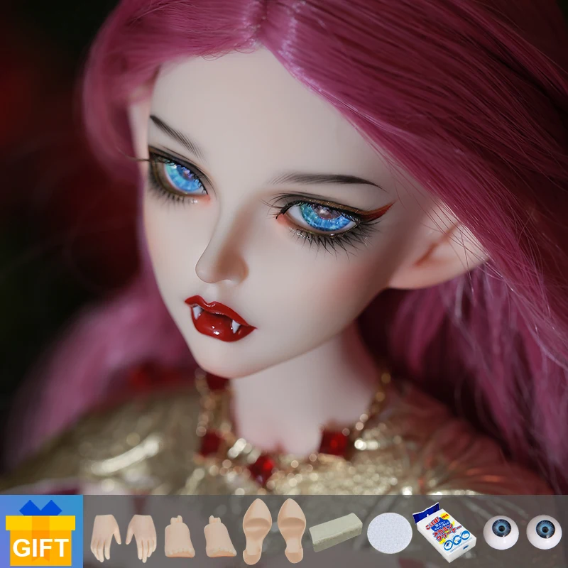 Fairyland Minifee Klaus 1/4Manjusaka BJD 인형 화장품 bjd 이동식 관절 풀세트 w 메이크업, 어린이 장난감, 여아 생일 선물