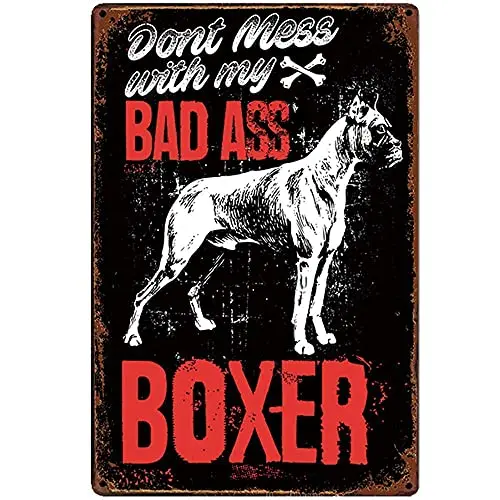 Настенный постер Dad Ass Boxer, жестяная вывеска, винтажный декор для барбекю, ресторана, столовой, кафе, магазина