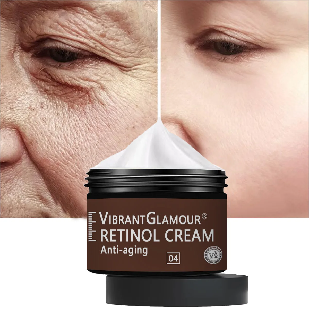 Retinol Face Cream Anti-Aging Remove Wrinkle Firming Lifting Whitening Brightening Moisturizing Cream Facial Skin Care