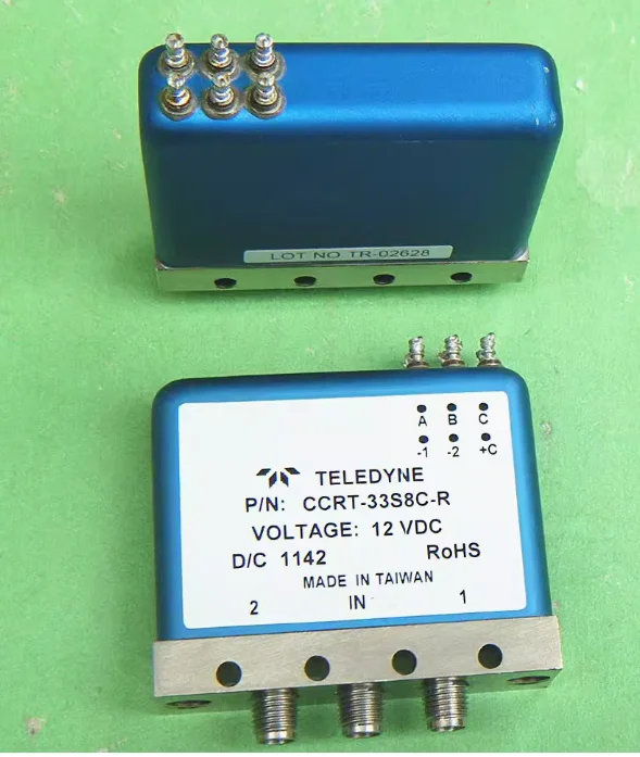 

TELEDYNE CCR-33S3C 12V 18GHz RF SPDT SMA RF microwave coaxial switch