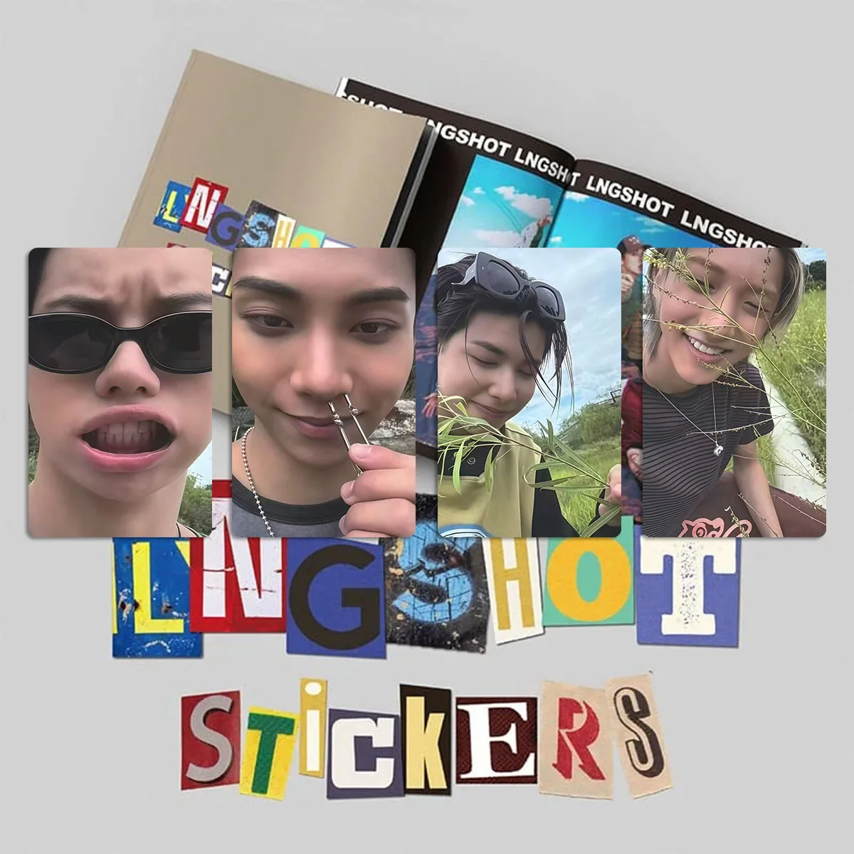 LNGSHOT Album SHOT CALLERS Photocards LOMO Card Bright Film