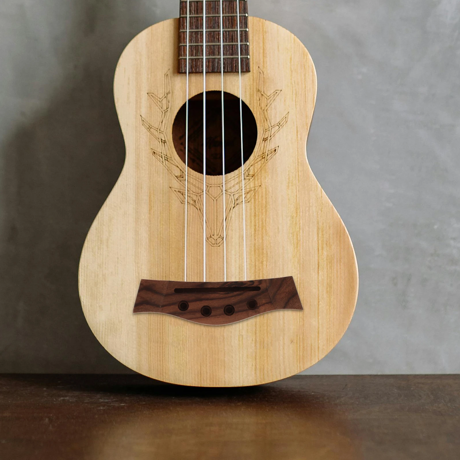 

Ukulele Ponticello Guitar Bridge Replacement Saddle Component Acoustic Parts Professional Bass