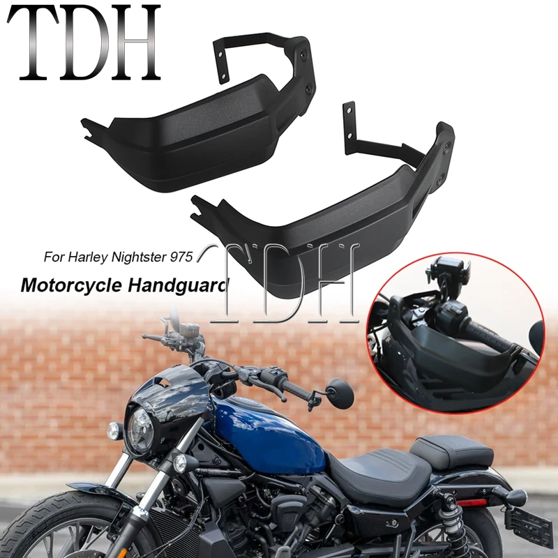 Handle Bar Hand Guard For Harley Nightster 975 RH975 Special 23-24 Handguard Brake Shell Wind Shield Deflectors Cover Protection