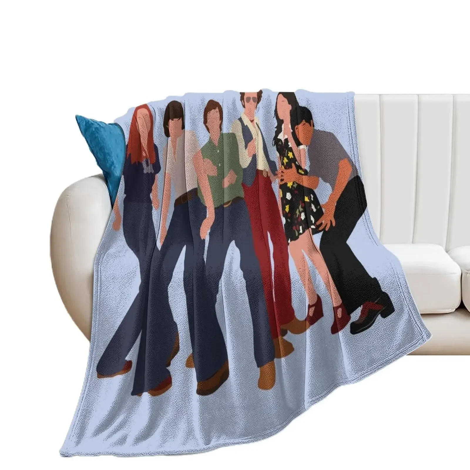 That 70's Show Gang Throw Blanket Hairys Personalized Gift Blankets