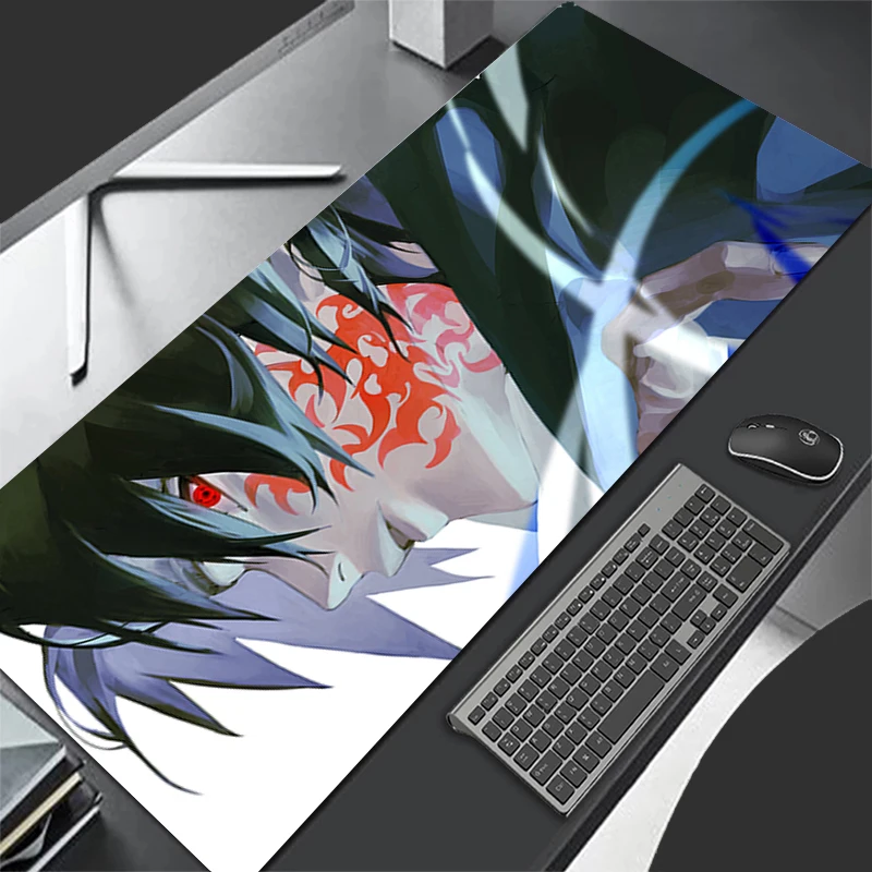 

Mouse Pad Naruto Sasuke Kawaii Gaming Accessories Notbook Computer Speed Mini Pc Gamer Keyboard Desk Mat XXL Mousepad for csgo
