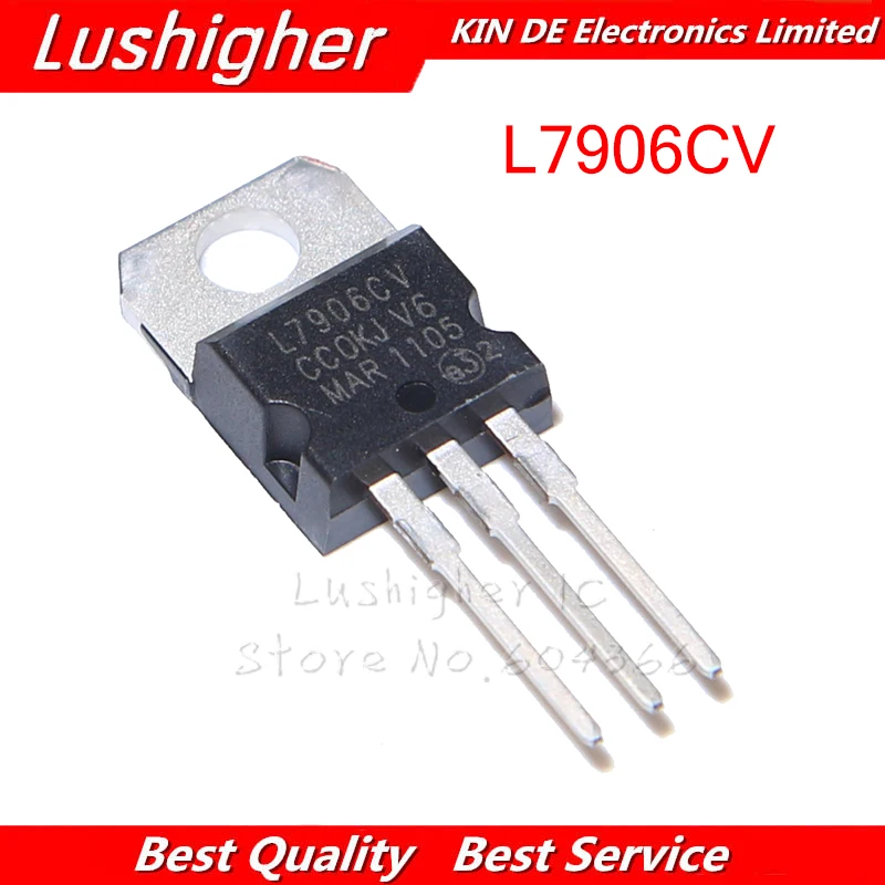 10PCS L7906CV TO220 L7906 TO-220 7906 LM7906 MC7906