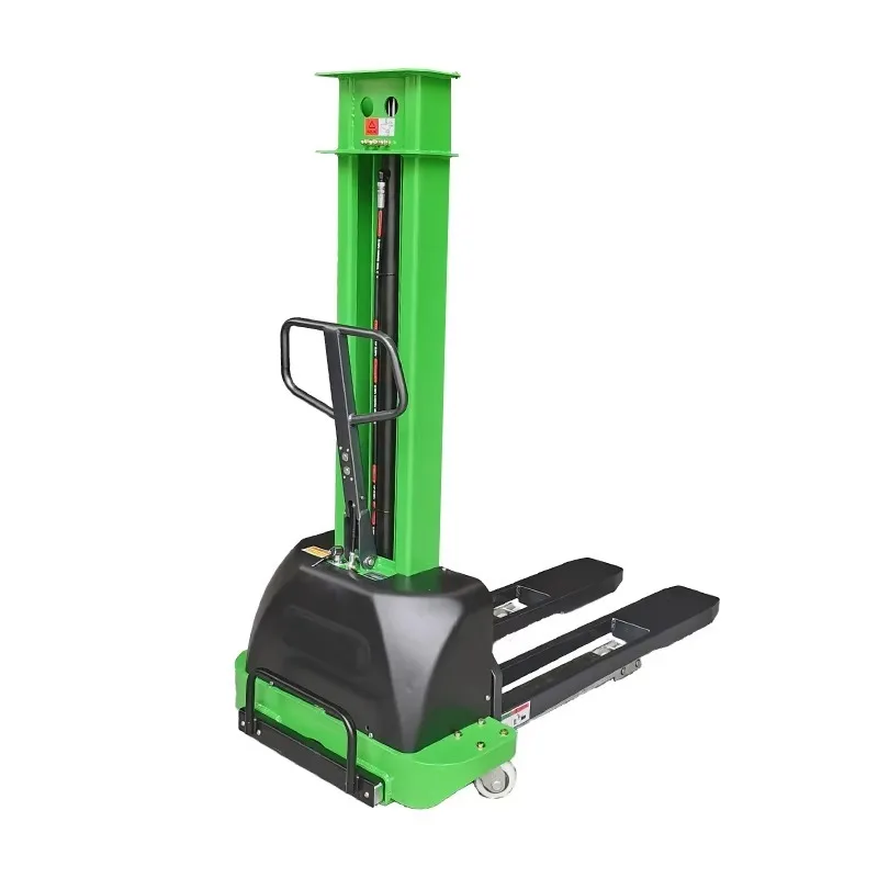 

Portable CTD-500/350 Electric Forklift Self-Loading Stacker Design Compact Powered Industrial Truck for Material Handling