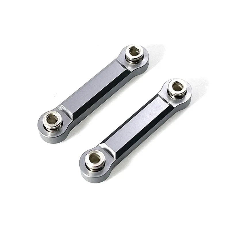 MJX 1/14 14301 14302 Metalowe części zamienne do układu kierowniczego - aluminiowy zestaw przednich drążków kierowniczych do samochodów RC, zamienne drążki kierownicze