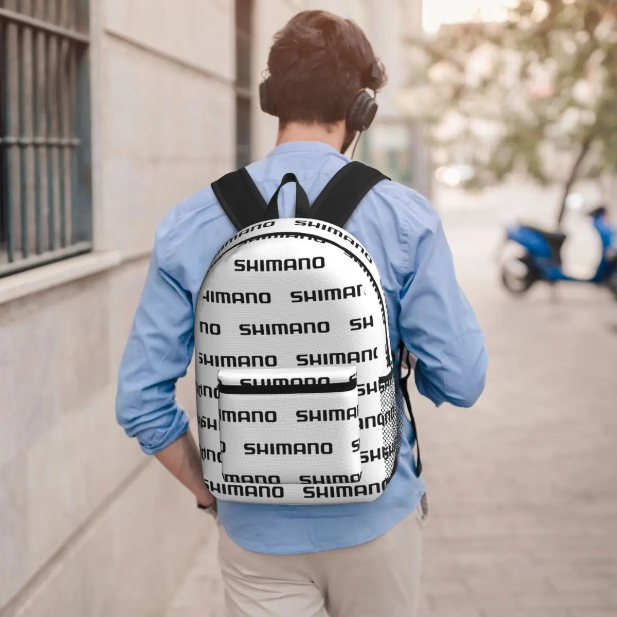 

Shimano Fishing Fish Merch Backpack Student BookBag Kids School Bag Laptop Shoulder Bags for Men Women
