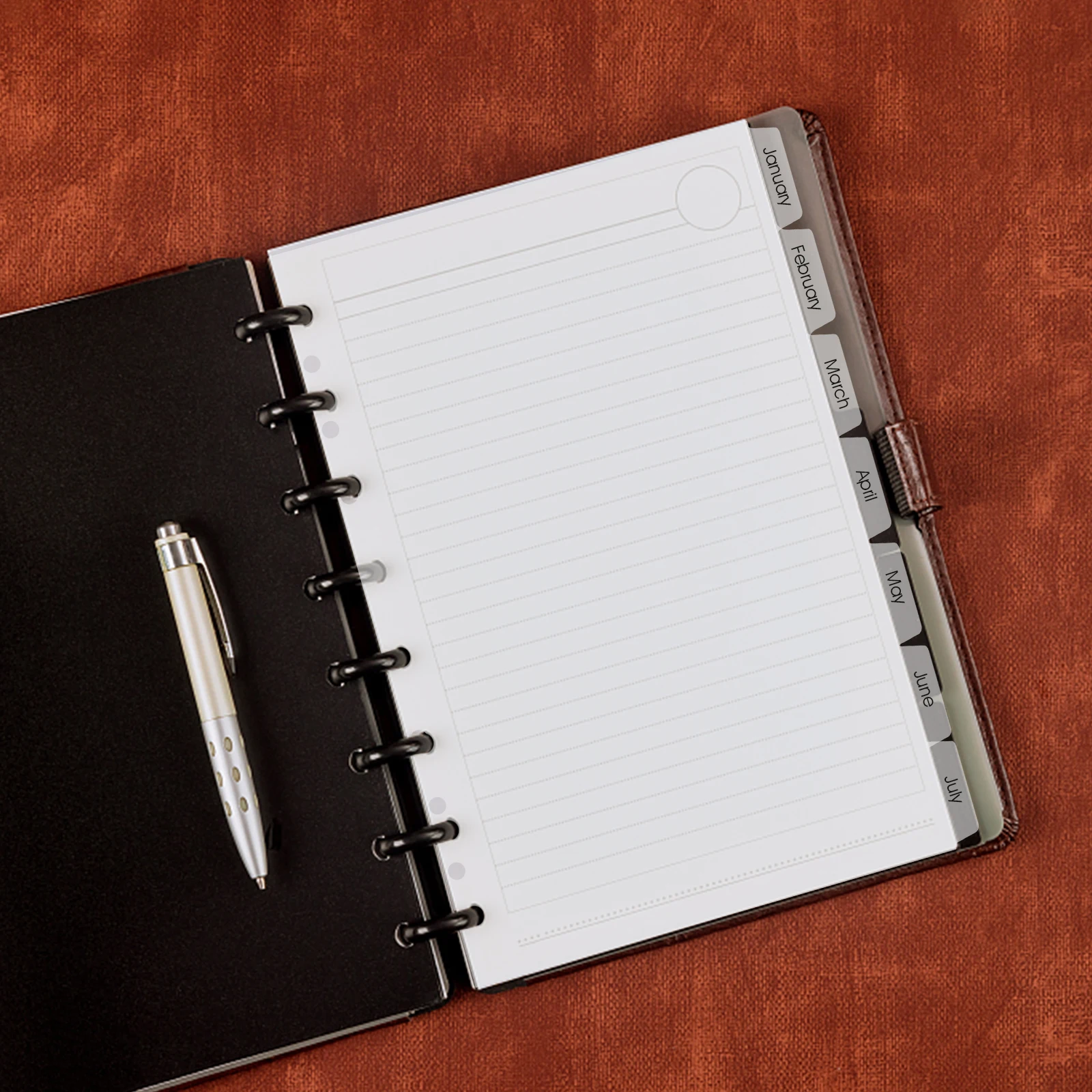 

14pcs Plastic Binder Dividers Aesthetic Notepad Tabs Colored Page Markers Notebook Files Index Divider Tabs Classification