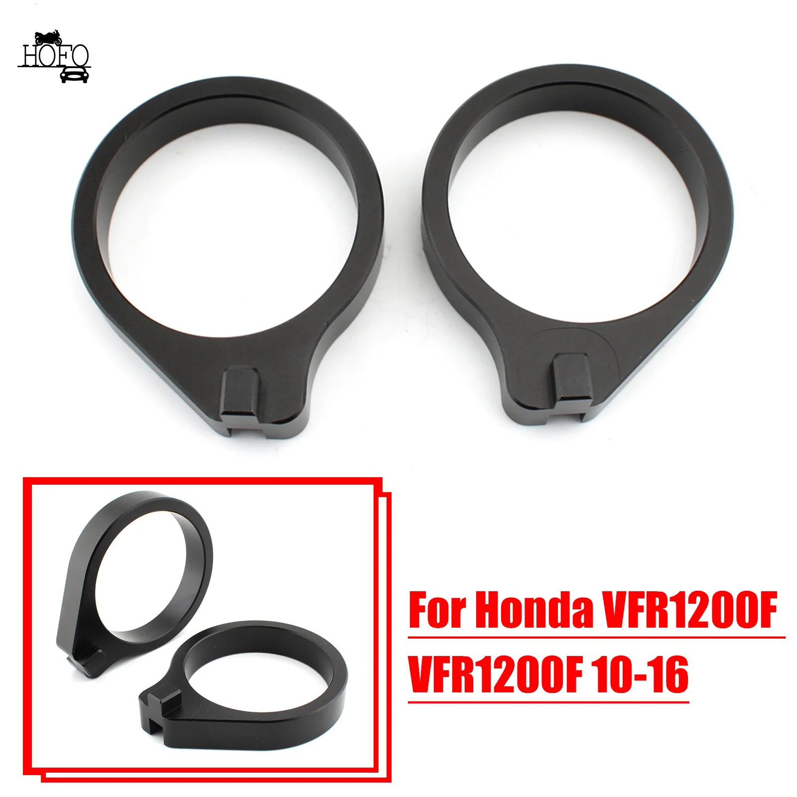 Handlebar Risers Bar Mount Risers Mount Extension Up Black For HONDA VFR1200F 2010-2016 2011 2012 2013 214 2015