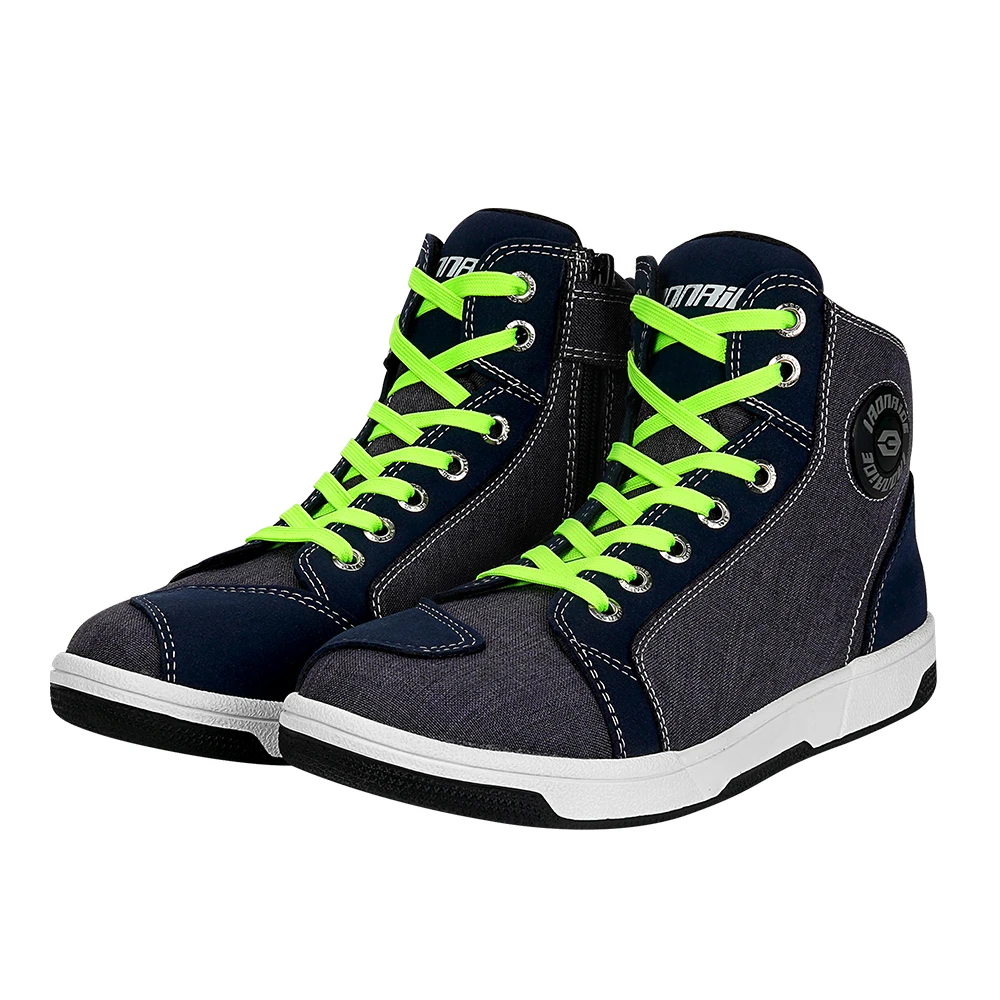 

New Motorcycle Boots Men's Wear Resistant Portasde Casual Shoes Fall Resistant Motorcycle Boots Breathable Boots