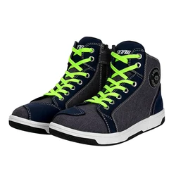 New Motorcycle Boots Men's Wear Resistant Portasde Casual Shoes Fall Resistant Motorcycle Boots Breathable Boots