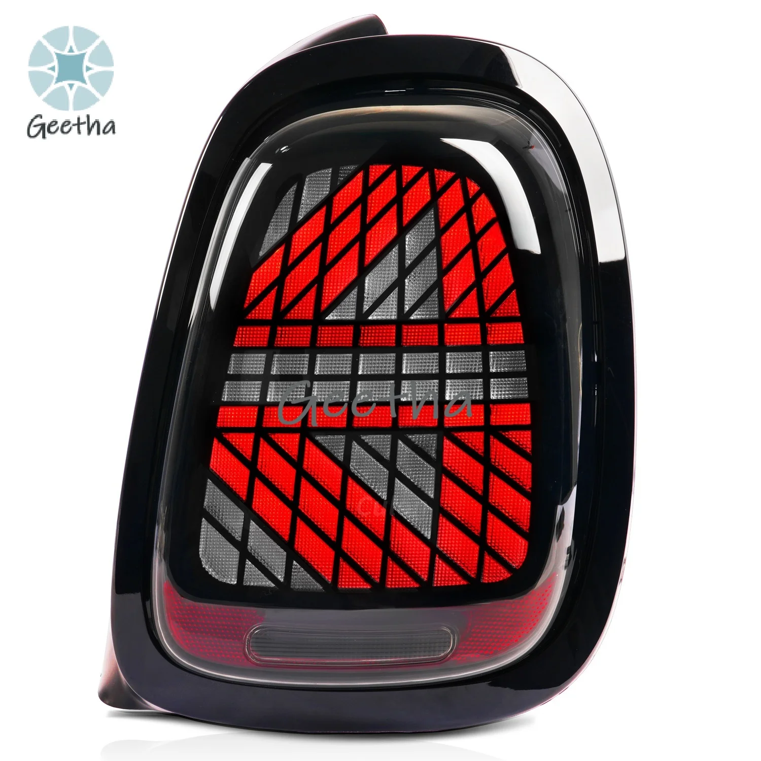 For Mini F55 F56 F57 2014-2021 Sequential LED Rear Light Red-Smoke Color 3-Mode Welcome Animation