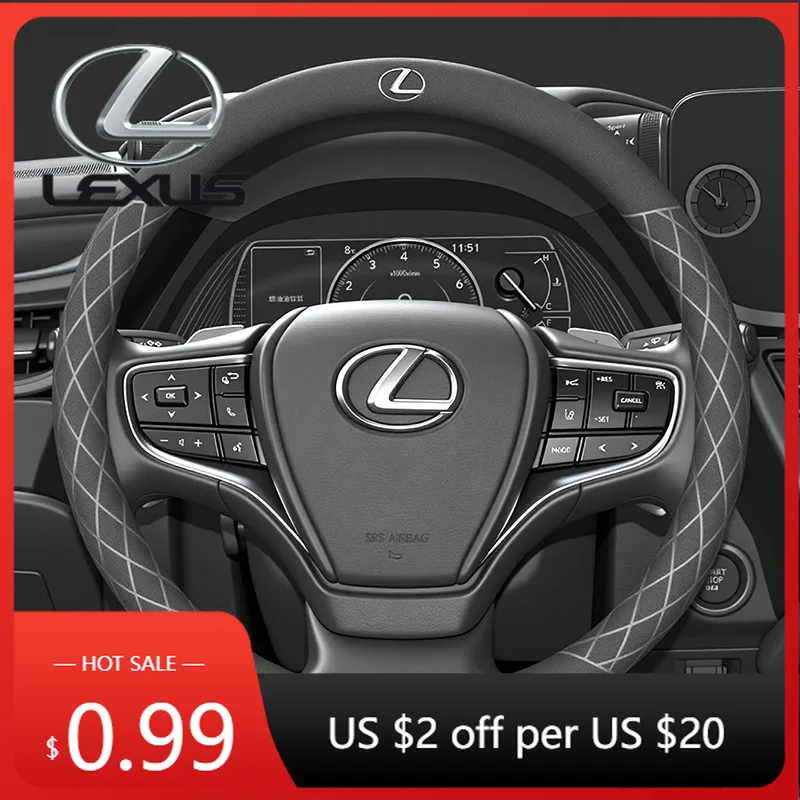 

Interior Stickers Lexus Car Steering Wheel Protect Cover Auto Accessories For Lexus F SPORT ES RX NX LS UX LM LX GX LC RZ IS CT