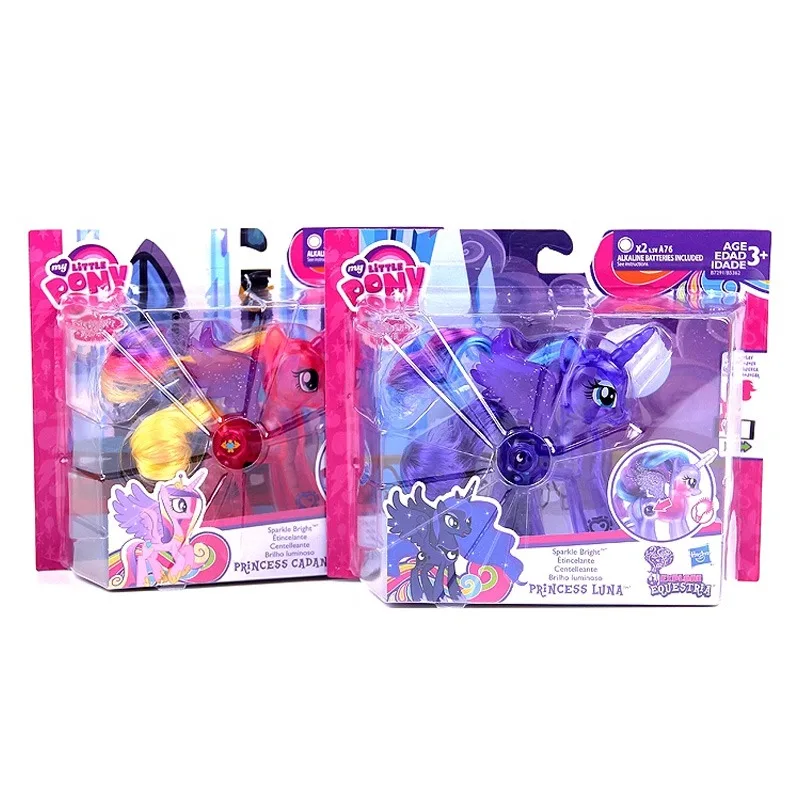 Hasbro Anime My Little Pony Equestria Princess Luna Princess Cadance Children's Day Gifts Action Figure Model Toys