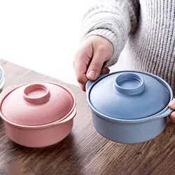 Food Container Instant Noodle Bowls new Healthy Tableware PP Rice Bowls With Lids Environmentally Bowl Tableware