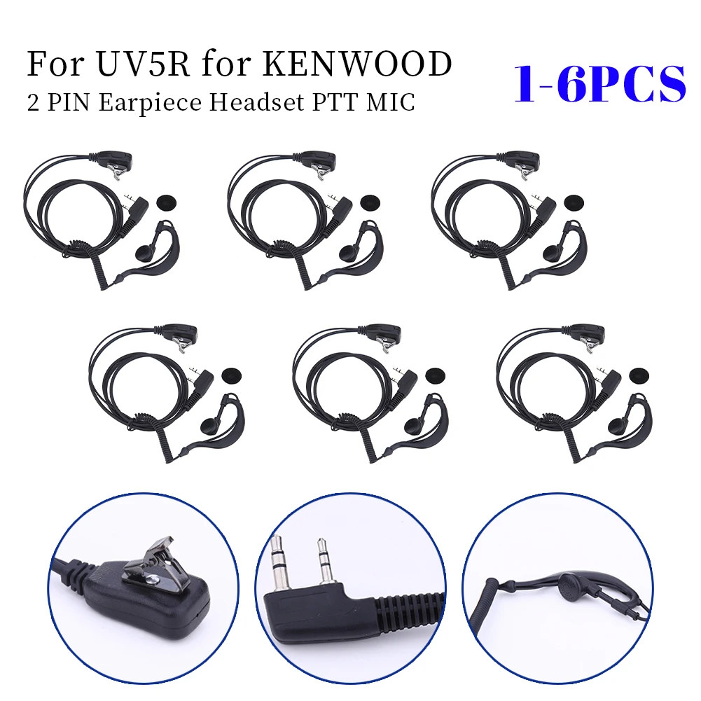 1-5PCS 2 Pin Earpie…