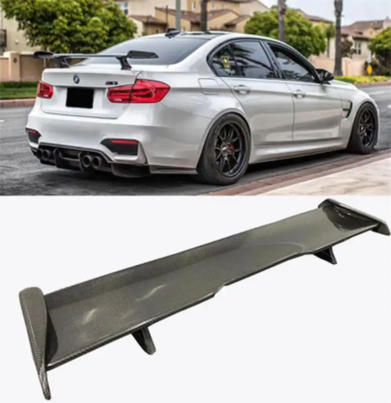 

Подходит для BMW M2 M3 M4 M5 2010-2022 GT стиль высокое качество углеродное волокно задний багажник губа спойлер разделитель крыло