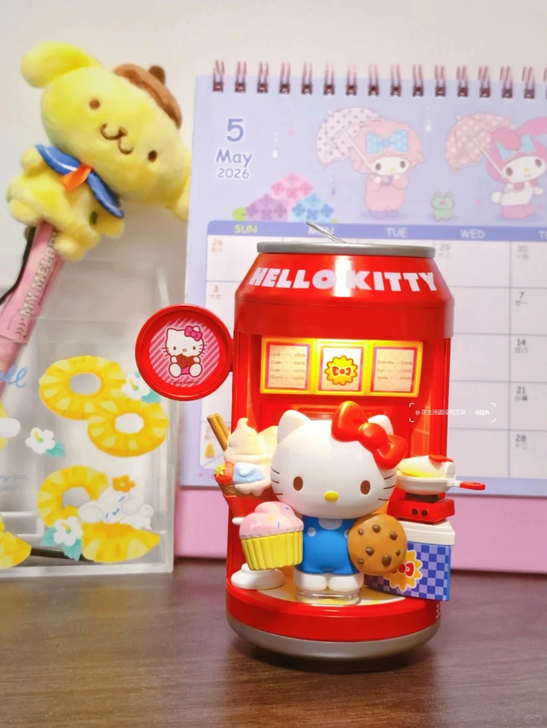 Auf Lager Original Sanrio Blind Box Soda Can Dessert Shop Serie Echte Kreative Beleuchtete Dekoration Sammlerstücke Geschenke – Detail 9