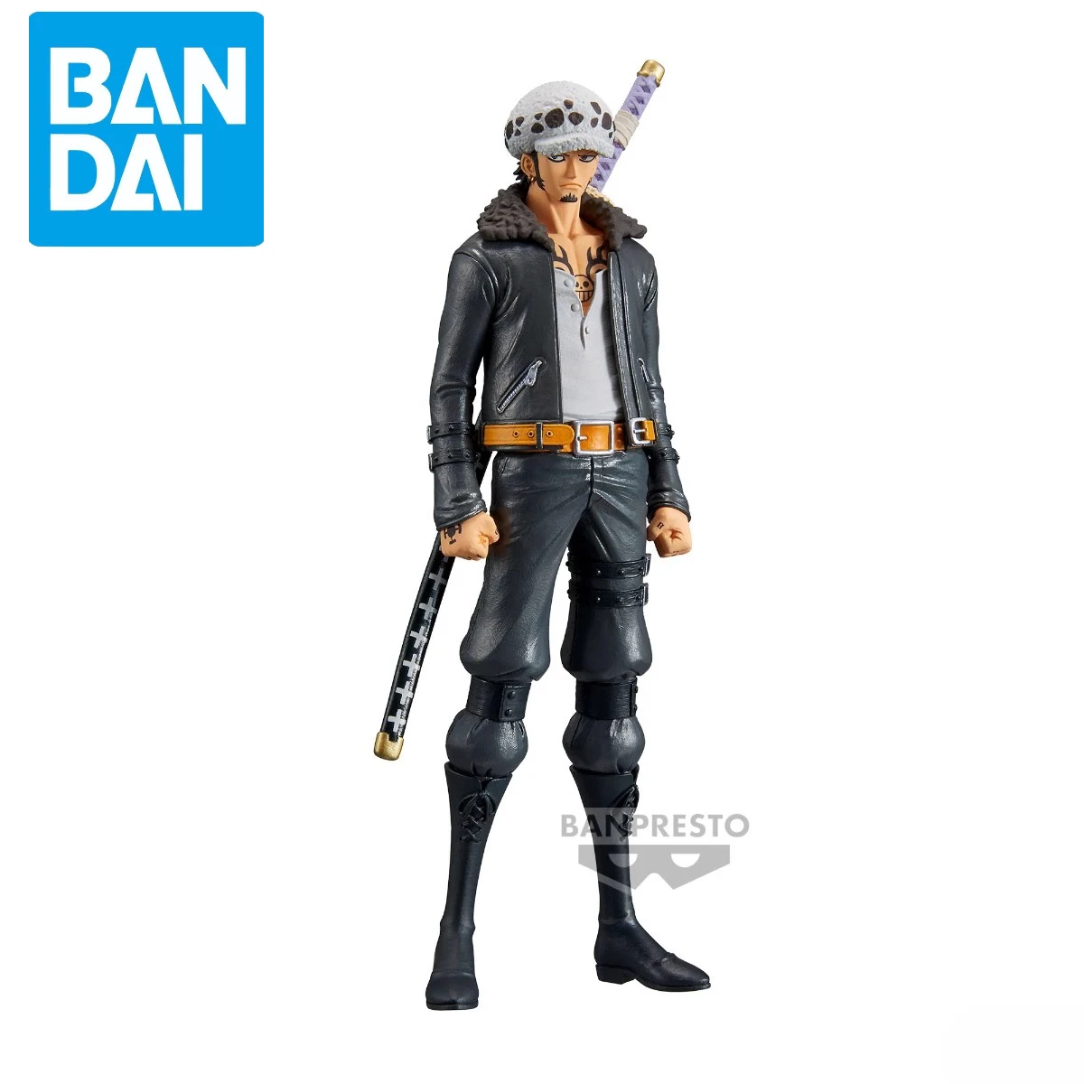 

Bandai Original Factory One Piece Anime Theater Edition REDDXF Trafalgar D. Water Law Toys Collection Doll Gift