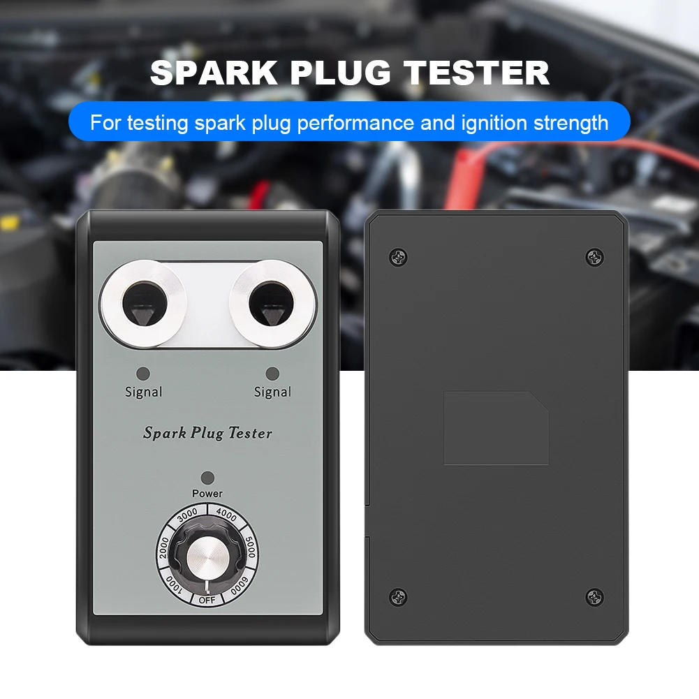 Car Spark Plug Tester Ignition Analyzer Starter Test LED Indicator Ignition Coil Checker Spark Car Coil Detector Diagnostic Tool